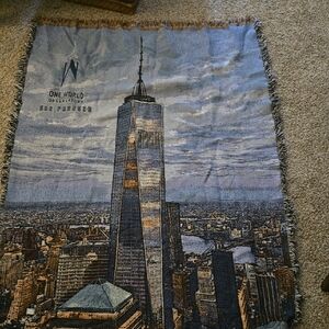 One World Observatory Skyline Tapestry